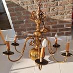 KOPEREN LUSTER 6-ARMIG, Antiek en Kunst, Ophalen, Koper