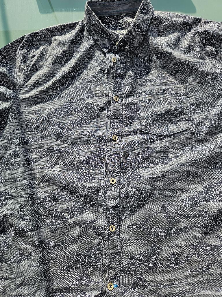 Te koop herenhemd, Kleding | Heren, Overhemden, Blauw, Tom Tailor, Ophalen of Verzenden, Zo goed als nieuw