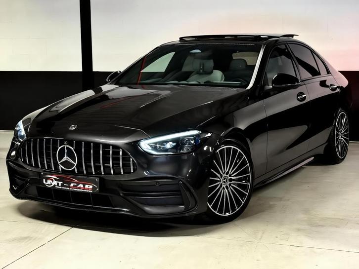 *MERCEDES C180 AMG LINE**PANO**FULL FULL OPTIONS!*GEKEURD!✅, Autos, Mercedes-Benz, Entreprise, Achat, Classe C, ABS, Caméra de recul