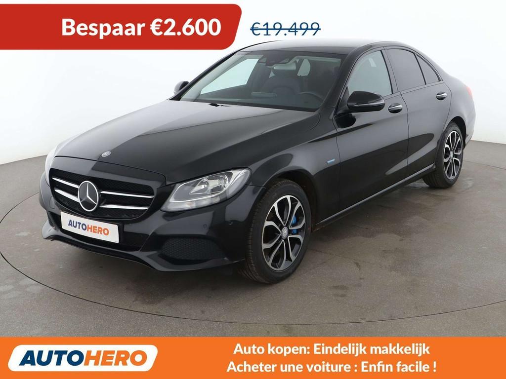 Mercedes-Benz C-Klasse 350 C 350e Avantgarde (automatique), Autos, Mercedes-Benz, Cuir, 1780 kg, 4 portes, 48 g/km