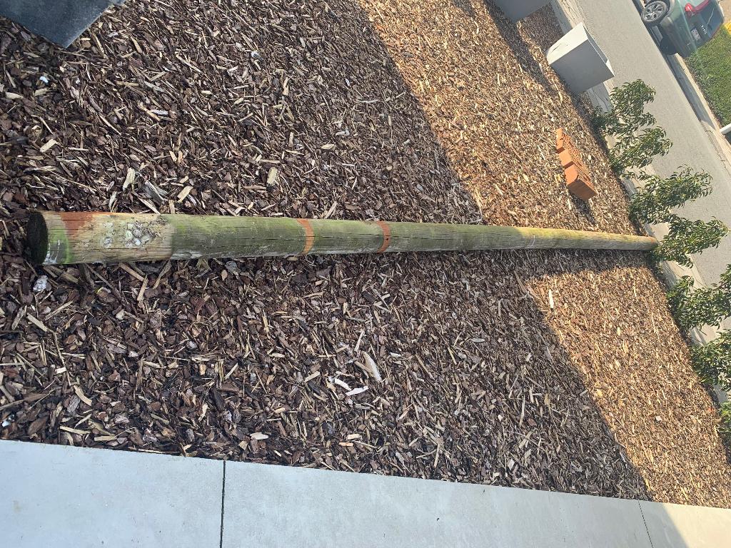 Gratis tuinpaal, Ophalen, Gebruikt