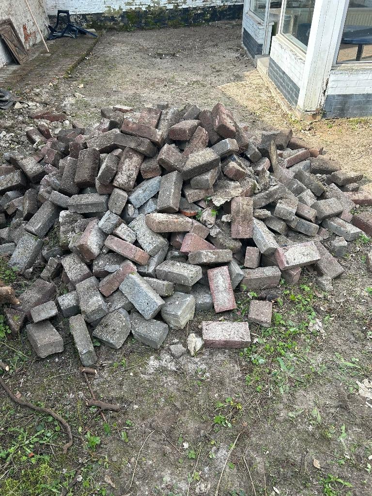 Betonnen klinkers, Ophalen, Gebruikt, Klinkers, 5 tot 10 m²