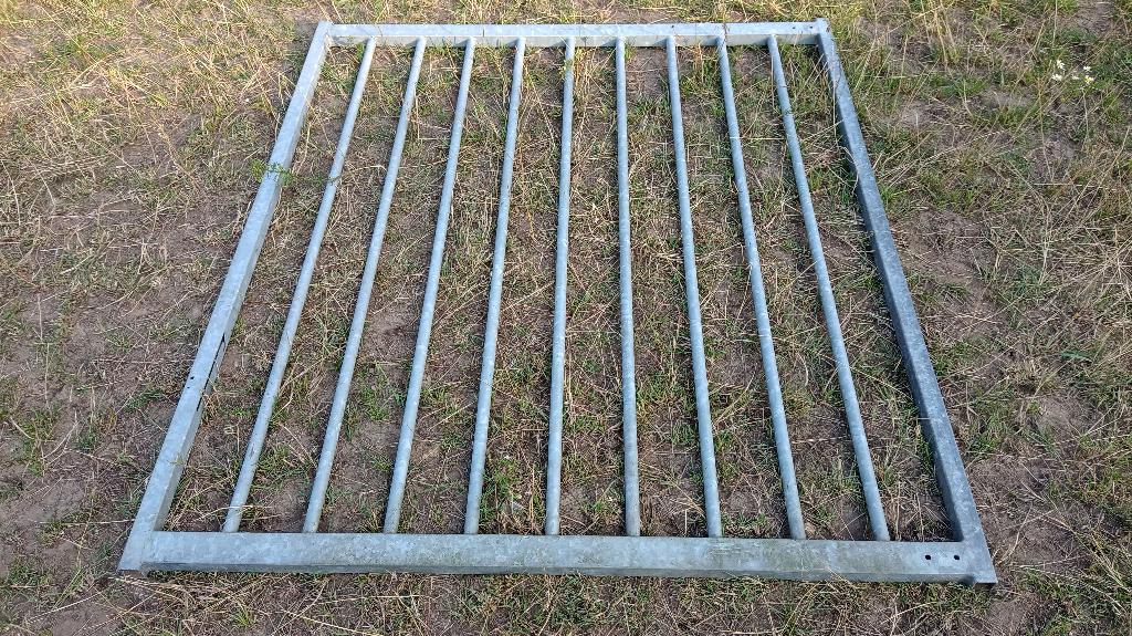 Nieuwe enkele spijlen draaipoort, Ophalen, Staal, 150 tot 200 cm, Nieuw