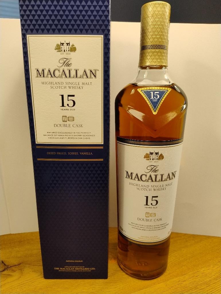 The Macallan 15 double cask Scotch Whisky e.a., Ophalen, Nieuw