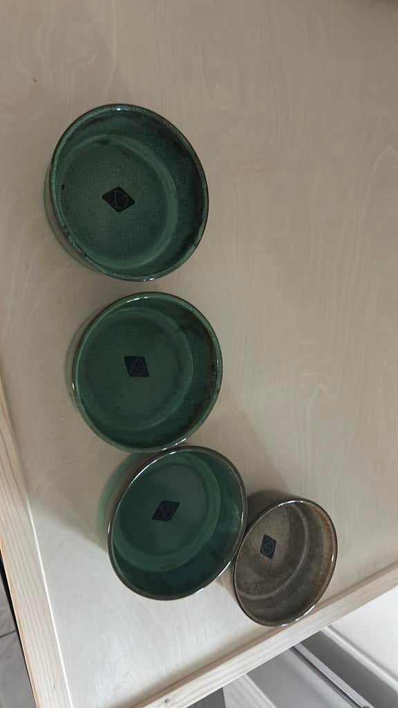 Eet en drank kommetjes honden, Dieren en Toebehoren, Hondenvoerbakken en Drinkbakken, Ophalen, Zo goed als nieuw