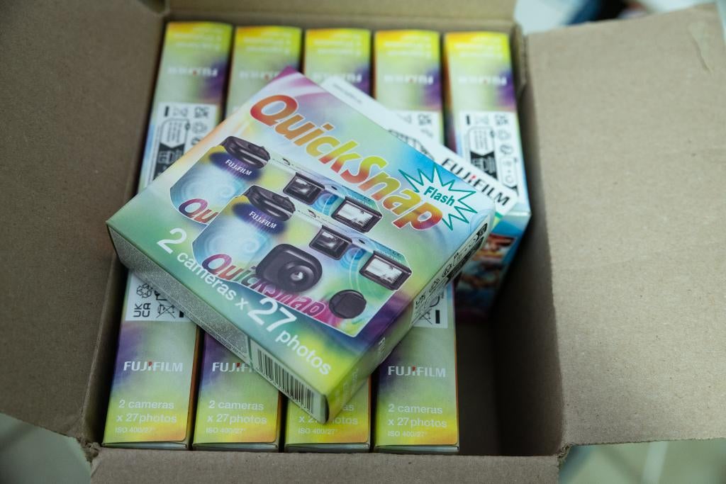 Fuji Quicksnap Duopack 27 opnames 10 stuks, Info@fotografie-meurs.be, Compact, Ophalen of Verzenden, Zo goed als nieuw