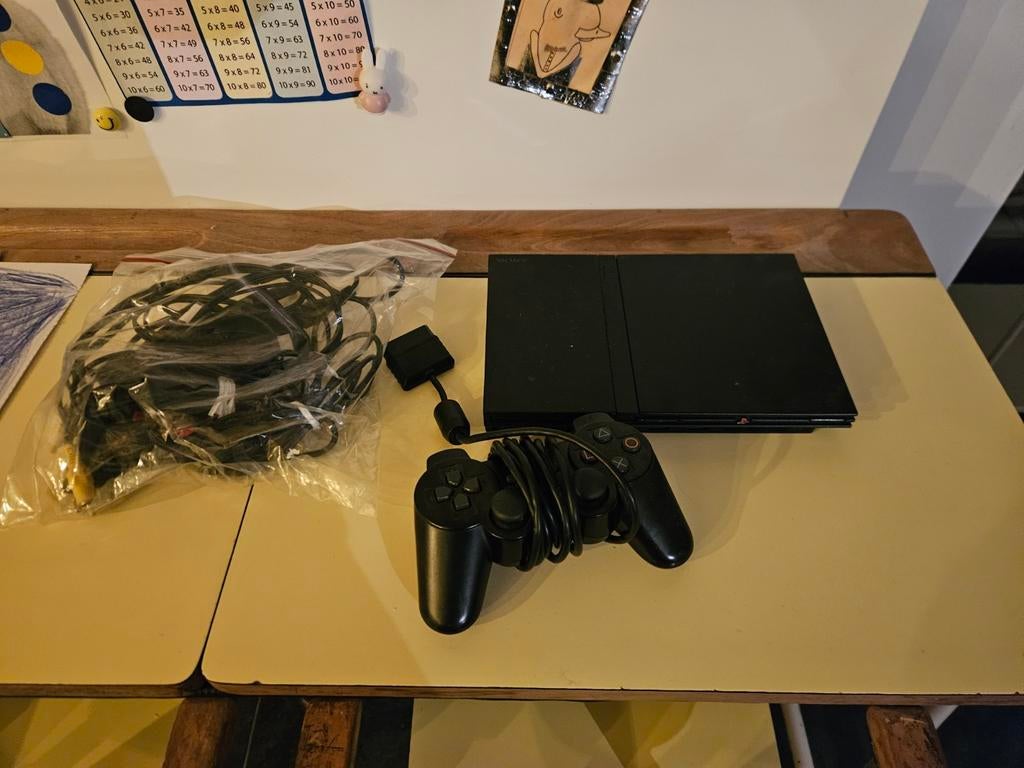 Playstation 2 slim met 7 games, Ophalen, Slim