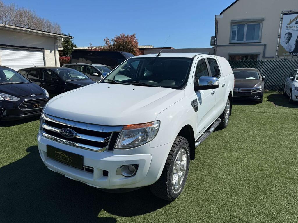 Ford Ranger 2.2 TDCi Limited°LICHTE VRACHT°EURO 5 B, Auto's, Stof, Gebruikt, 4 cilinders, Wit