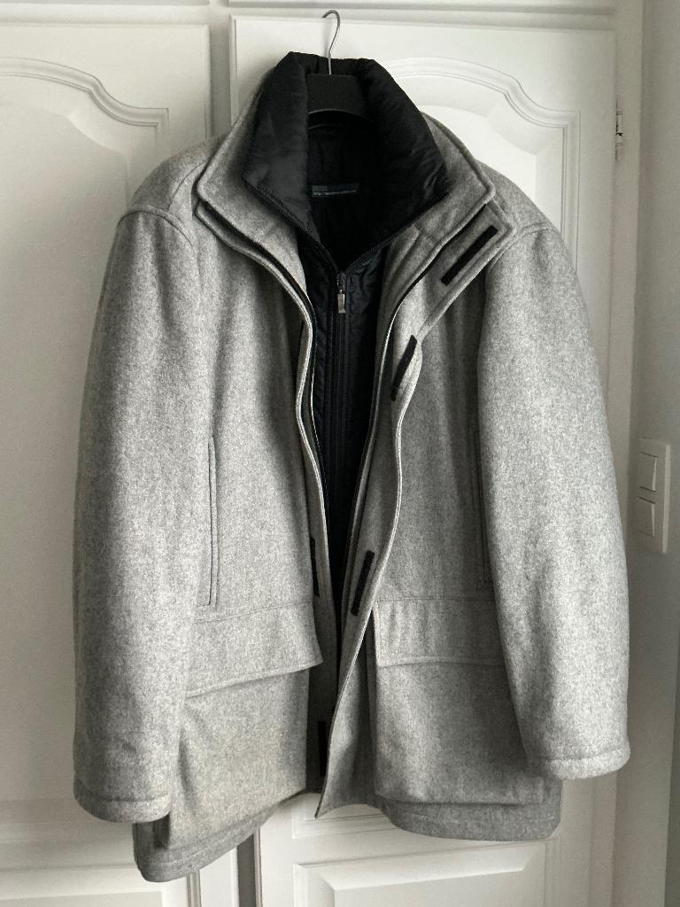 Warme herenjas maat 50, Vêtements | Hommes, Vestes | Hiver, Enlèvement ou Envoi, Comme neuf, Taille 48/50 (M), Gris