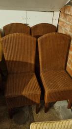 stoel loom (4stuks), Huis en Inrichting, Stoelen, Ophalen, Gebruikt, Bruin, Hout