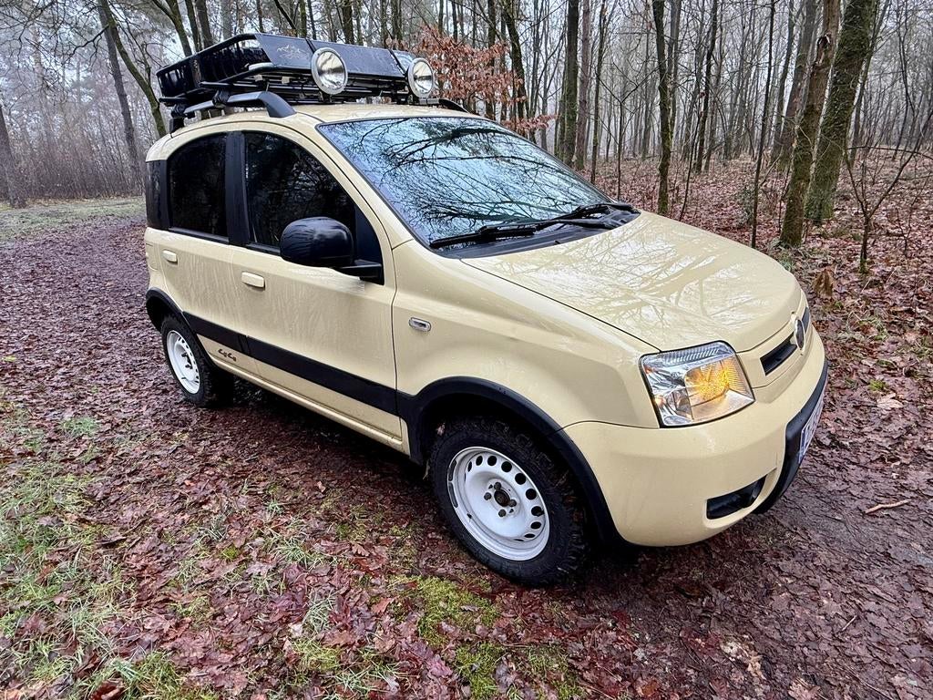 FIAT PANDA 4x4  2010, Auto's, 4 zetels, Stof, Blauw, 1055 kg