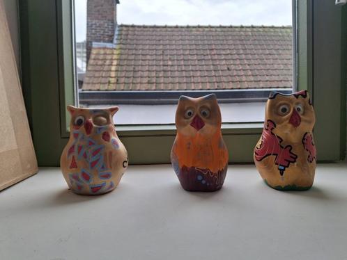 Uiltjes, beeldjes in gips, Verzamelen, Beelden en Beeldjes, Nieuw, Dier, Ophalen of Verzenden