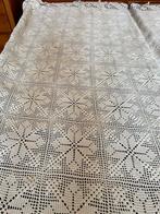 Retro gehaakte bedsprei wit 200x220, Enlèvement ou Envoi, Comme neuf