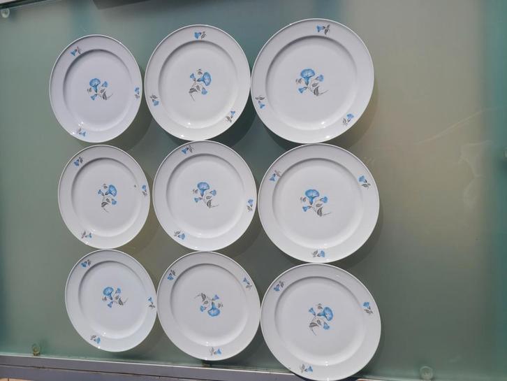 Porselein Rosenthal Speiseteller Serie Helena, Antiek en Kunst, Antiek | Servies compleet, Ophalen