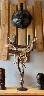 Bougeoir en bois flotté, Enlèvement ou Envoi, Comme neuf, Bois