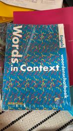 L. Carleton-Gertsch - Words in context, Boeken, Ophalen, Engels, L. Carleton-Gertsch