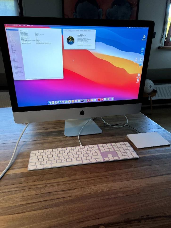 iMac 27 pouces/ inch Intel Core i5 8 GB in perfecte staat, Computers en Software, Apple Desktops, Gebruikt, iMac, 3 tot 4 Ghz