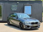 Bmw 118i lci M-pakket automaat benzine 2018 12M GARANTIE, Leder, Bedrijf, 2 deurs, Zilver of Grijs
