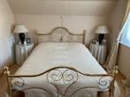 koperen bed, matras, nachtkastjes  160 x 200, Huis en Inrichting, Ophalen, Nieuw, Matras