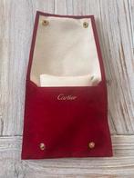 Cartier horloge posh rood fluweel nieuw., Handtassen en Accessoires, Ophalen of Verzenden, Nieuw