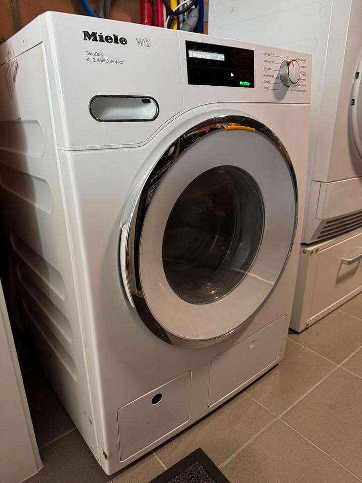 Miele WWI660TDOS XL wifi, Elektronische apparatuur, Wasmachines, Gebruikt, Voorlader, 8 tot 10 kg, Minder dan 85 cm, 1600 toeren of meer
