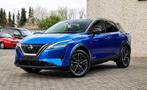 Nissan Qashqai E-POWER*TECHNA-UITVOERING*PANAROMISCH-DAK*AUT, Auto's, 1497 cc, Blauw, Leder en Stof, 5 zetels