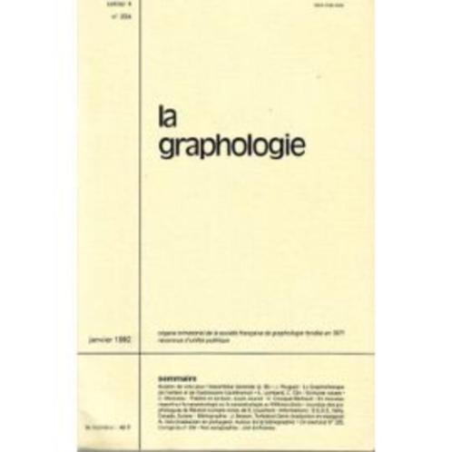 Revues de Morphopsychologie et de Graphologie, Livres, Psychologie, Comme neuf, Enlèvement ou Envoi