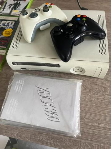 X-box 360 + 18 spelletjes beschikbaar voor biedingen