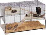 Hamsterhuis (volledige set: ruime kooi, loopwiel, slaaphuis), Dieren en Toebehoren, Knaagdieren en Konijnen | Hokken en Kooien