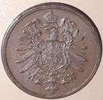 DUITSLAND: RARE  2 PFENNIG 1875 H DARMSTADT !! KM 2 in excep, Duitsland, Ophalen of Verzenden, Losse munt