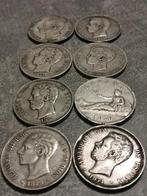 Spain,7 stuk,5Pesetas 1870-1898,verschillde zilver munte, Ophalen of Verzenden, Overige landen, Setje, Zilver