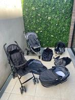 Kinderwagen complete set met extra compacte plooibuggy, Gebruikt, Quinny, Verstelbare duwstang, Ophalen