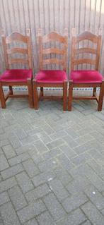Gratis , 6 eiken stoelen, Huis en Inrichting, Ophalen, Zo goed als nieuw