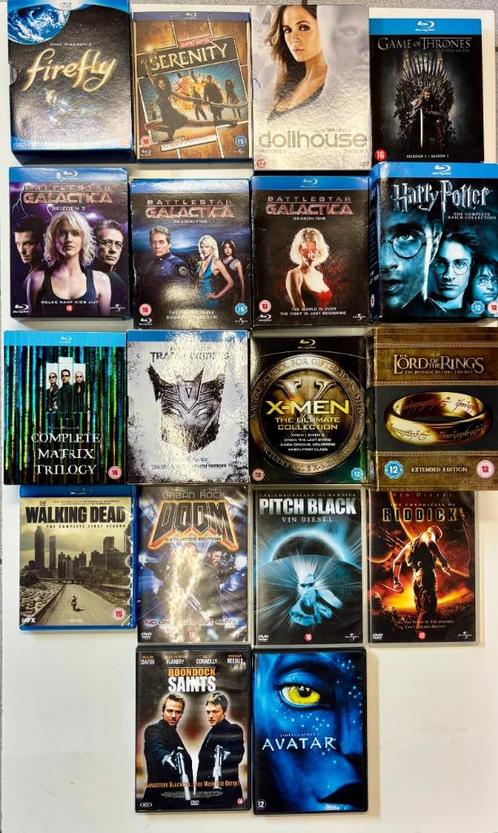 Collectie DVD & Blu-ray - series en films, Cd's en Dvd's, Blu-ray, Zo goed als nieuw, Science Fiction en Fantasy, Ophalen of Verzenden