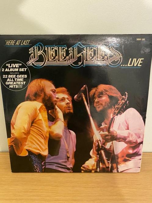 LP - Bee Gees - Here at last Bee Gees Live, Cd's en Dvd's, Vinyl | Pop, Gebruikt, 1960 tot 1980, 12 inch, Ophalen of Verzenden