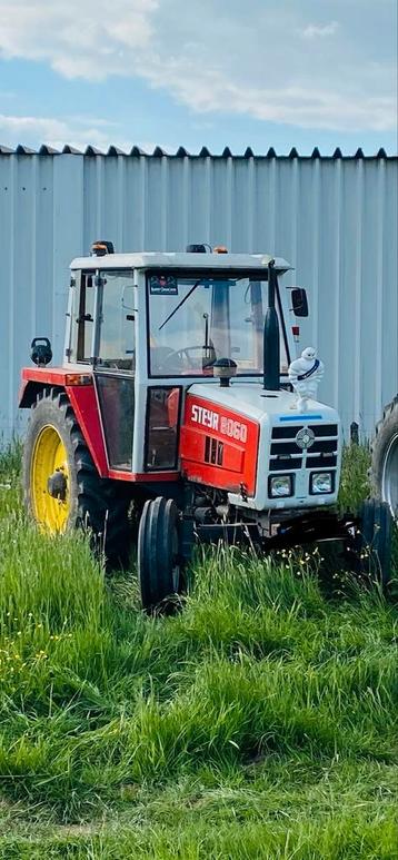 Steyr 8060 met luchtremmen 5000u, Articles professionnels, Enlèvement, Jusqu'à 80 ch, Steyr, 5000 à 7500