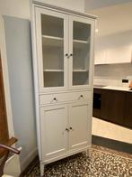 Hoge vitrinekast, Huis en Inrichting, Kasten | Vitrinekasten, Ophalen, Zo goed als nieuw