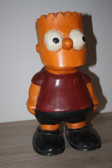 Houten Bart Simpson Beeld 31 cm hoog , Hard Hout  beschikbaar voor biedingen