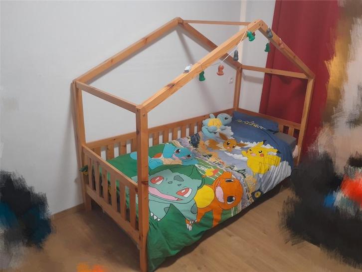 Lit cabane enfant 90x200, Kinderen en Baby's, Kinderkamer | Bedden, Ophalen
