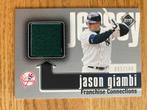 2002 UD - Jason Giambi Game Used Jersey Card, Verzenden, Gebruikt, Poster, Plaatje of Sticker