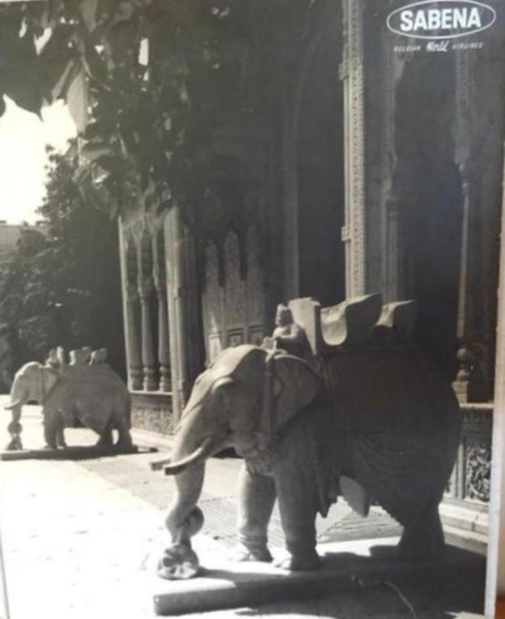Sabena muurdecoratie: City Palace, Jaipur, India, Verzamelen, Sabenasouvenirs, Gebruikt, Ophalen of Verzenden