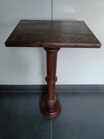 Hoog houten bijzettafeltje/potstand, Huis en Inrichting, Ophalen, Minder dan 55 cm, Gebruikt, 60 cm of meer