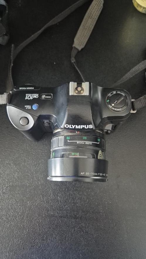 OLYMPUS OM 101 (POWER FOCUS) + FLASH T18, Audio, Tv en Foto, Fotocamera's Digitaal, Gebruikt, Spiegelreflex, Olympus, Ophalen