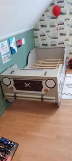 Autobed 90 x 200, Huis en Inrichting, Slaapkamer | Bedden, Ophalen, 90 cm, Zo goed als nieuw, 200 cm