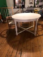 Table en bois ronde avec rallonges, Maison & Meubles, Utilisé