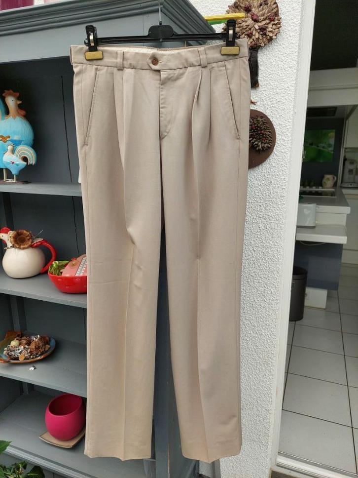 PANTALON HOMME, Kleding | Heren, Broeken en Pantalons, Gedragen, Maat 46 (S) of kleiner, Beige, Ophalen of Verzenden