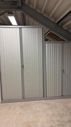 Dossier kast grijs groot 2 m en kleîne dossiernkasr, Ophalen, Gebruikt, 100 tot 150 cm, Metaal