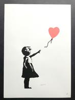 Banksy litho Girl with Balloon (75 X 50cm)genummerd, Ophalen of Verzenden