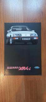 Ford sierra XR4I brochure, Ophalen of Verzenden, Zo goed als nieuw, Ford