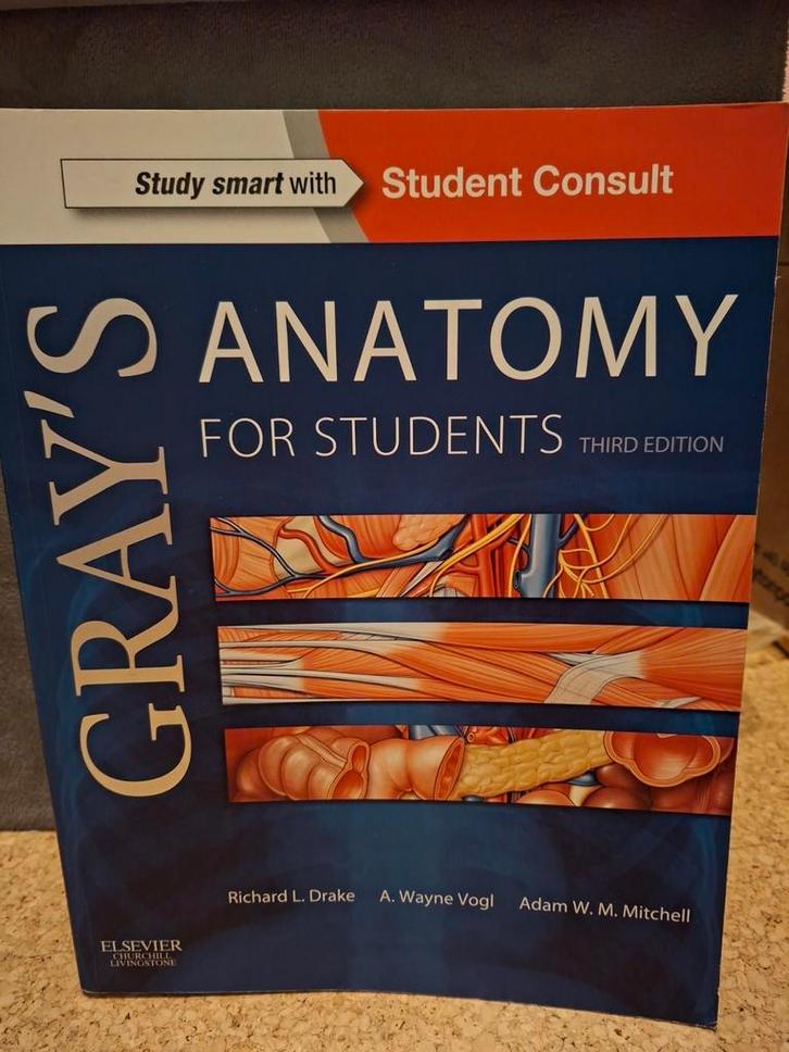 Gray's Anatomy for Students 3e, Boeken, Studieboeken en Cursussen, Zo goed als nieuw, Ophalen